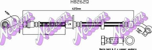 Brovex-Nelson H8262Q - Bremžu šļūtene adetalas.lv