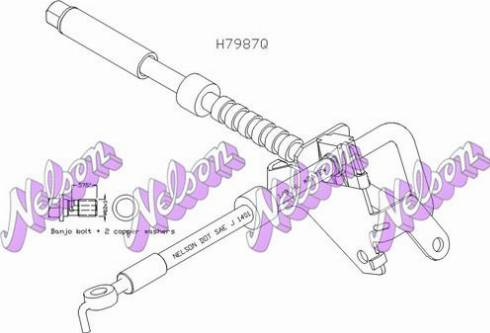 Brovex-Nelson H7987Q - Bremžu šļūtene adetalas.lv