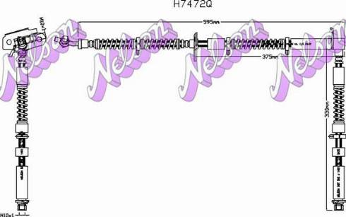 Brovex-Nelson H7472Q - Bremžu šļūtene adetalas.lv