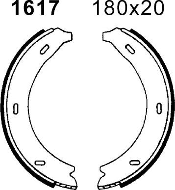 BSF 01617 - Bremžu loku kompl., Stāvbremze adetalas.lv