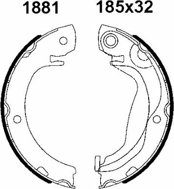 BSF 01881 - Bremžu loku kompl., Stāvbremze adetalas.lv