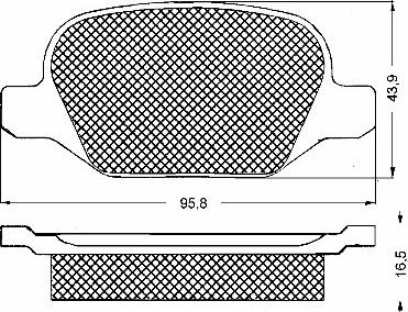 Magneti Marelli P23065MM - Bremžu uzliku kompl., Disku bremzes adetalas.lv