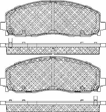 BENDIX 511051 - Bremžu uzliku kompl., Disku bremzes adetalas.lv