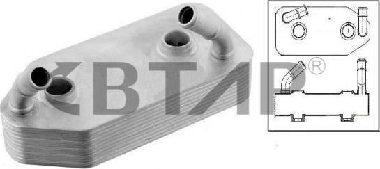 BTAP BVE105-008 - Eļļas radiators, Motoreļļa adetalas.lv