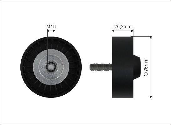 Caffaro 452-137 - Parazīt / Vadrullītis, Ķīļrievu siksna adetalas.lv