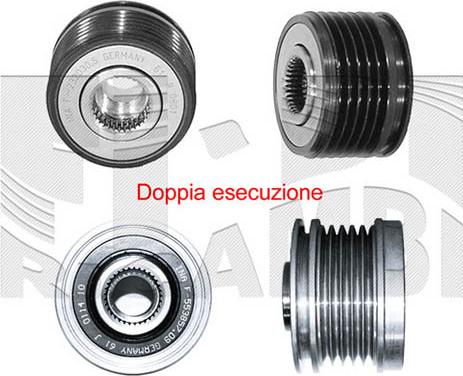 Caliber 57862 - Piedziņas skriemelis, Ģenerators adetalas.lv