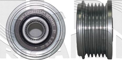 Caliber 88482 - Piedziņas skriemelis, Ģenerators adetalas.lv