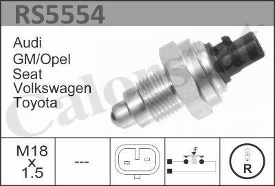 Calorstat by Vernet RS5554 - Slēdzis, Atpakaļgaitas signāla lukturis adetalas.lv