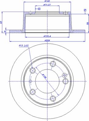 Brembo 08.5352.10 - Bremžu diski adetalas.lv