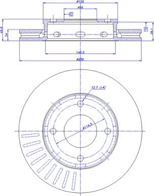 Havam HP58264 - Bremžu diski adetalas.lv