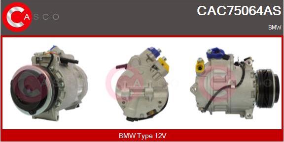 Casco CAC75064AS - Kompresors, Gaisa kond. sistēma adetalas.lv