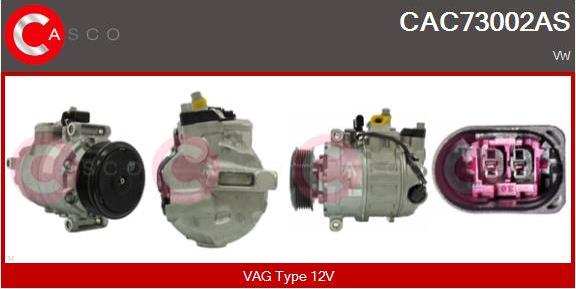 Casco CAC73002AS - Kompresors, Gaisa kond. sistēma adetalas.lv