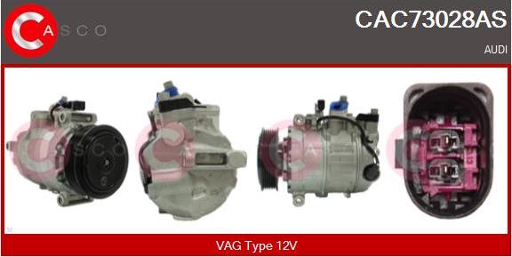 Casco CAC73028AS - Kompresors, Gaisa kond. sistēma adetalas.lv