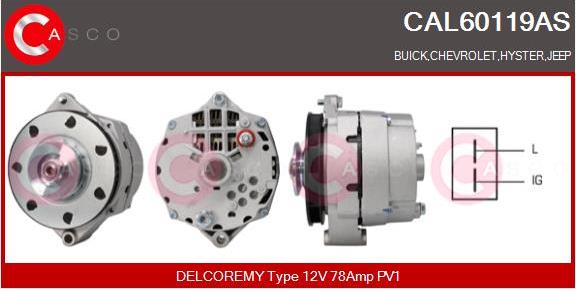 Casco CAL60119AS - Ģenerators adetalas.lv