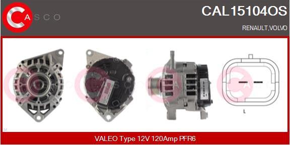 Casco CAL15104OS - Ģenerators adetalas.lv