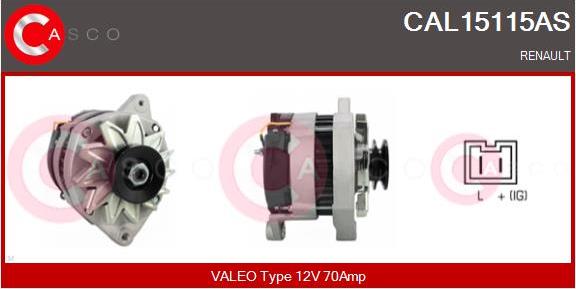 Casco CAL15115AS - Ģenerators adetalas.lv