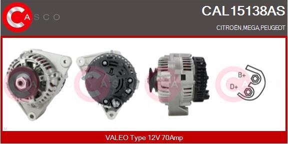 Casco CAL15138AS - Ģenerators adetalas.lv