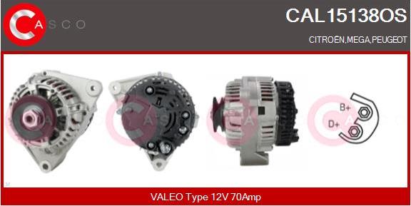 Casco CAL15138OS - Ģenerators adetalas.lv