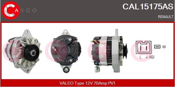 Casco CAL15175AS - Ģenerators adetalas.lv