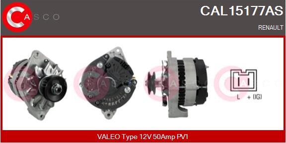 Casco CAL15177AS - Ģenerators adetalas.lv