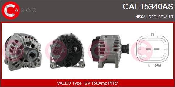 Casco CAL15340AS - Ģenerators adetalas.lv