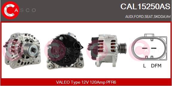 Casco CAL15250AS - Ģenerators adetalas.lv