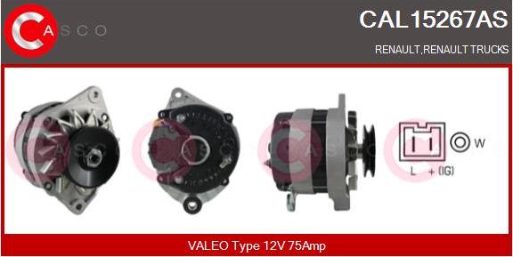 Casco CAL15267AS - Ģenerators adetalas.lv