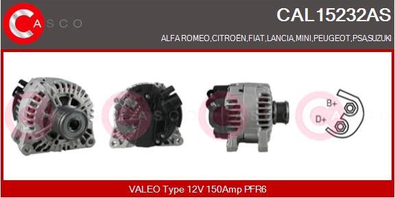 Casco CAL15232AS - Ģenerators adetalas.lv