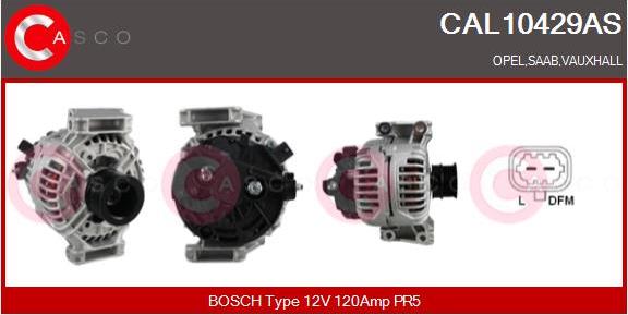 Casco CAL10429AS - Ģenerators adetalas.lv