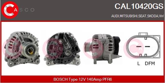 Casco CAL10420GS - Ģenerators adetalas.lv