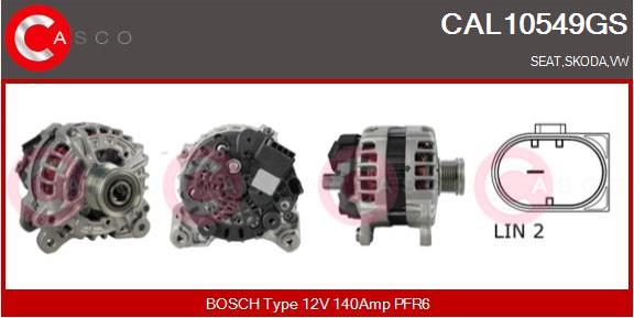 Casco CAL10549GS - Ģenerators adetalas.lv