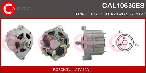 Casco CAL10636ES - Ģenerators adetalas.lv