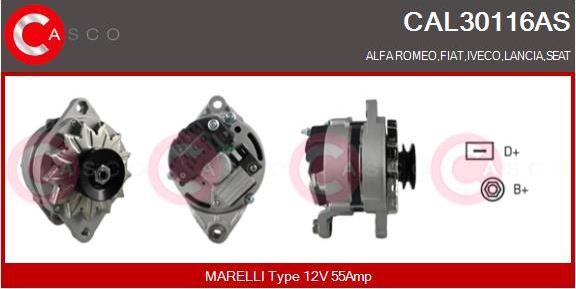 Casco CAL30116AS - Ģenerators adetalas.lv