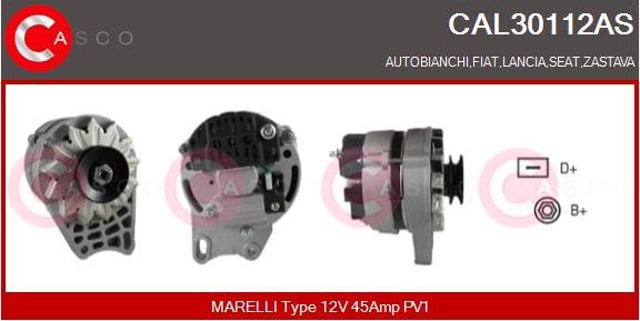 Casco CAL30112AS - Ģenerators adetalas.lv