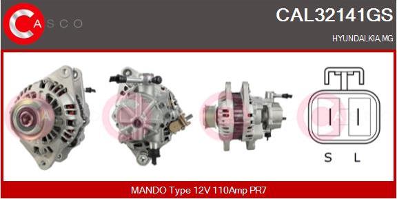 Casco CAL32141GS - Ģenerators adetalas.lv