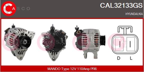 Casco CAL32133GS - Ģenerators adetalas.lv