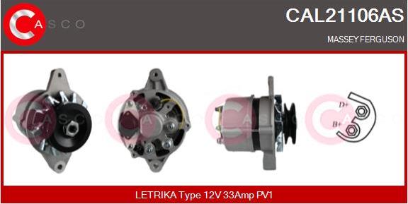 Casco CAL21106AS - Ģenerators adetalas.lv