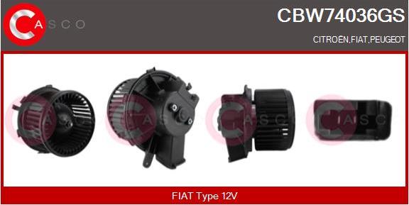 Casco CBW74036GS - Salona ventilators adetalas.lv