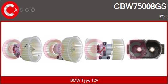 Casco CBW75008GS - Salona ventilators adetalas.lv