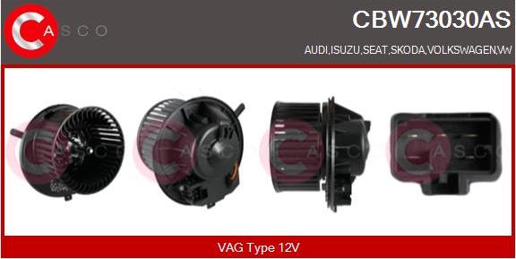 Casco CBW73030AS - Salona ventilators adetalas.lv