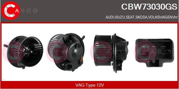 Casco CBW73030GS - Salona ventilators adetalas.lv