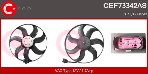 Casco CEF73342AS - Ventilators, Motora dzesēšanas sistēma adetalas.lv