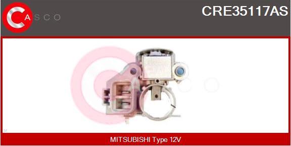 Casco CRE35117AS - Ģeneratora sprieguma regulators adetalas.lv