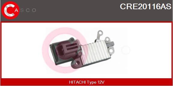 Casco CRE20116AS - Ģeneratora sprieguma regulators adetalas.lv