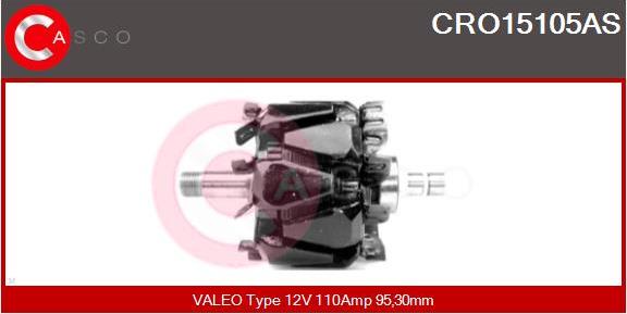 Casco CRO15105AS - Rotors, Ģenerators adetalas.lv