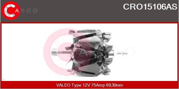 Casco CRO15106AS - Rotors, Ģenerators adetalas.lv