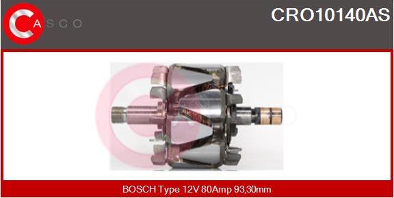 Casco CRO10140AS - Rotors, Ģenerators adetalas.lv