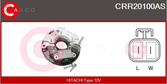 Casco CRR20100AS - Remkomplekts, Ģenerators adetalas.lv