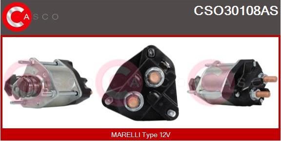 Casco CSO30108AS - Ievilcējrelejs, Starteris adetalas.lv