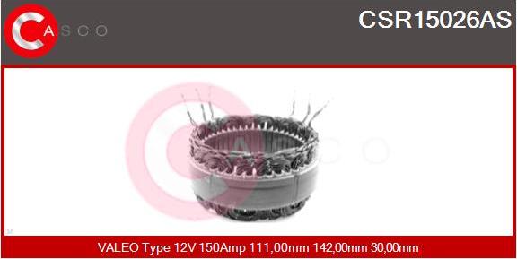 Casco CSR15026AS - Stators, Ģenerators adetalas.lv